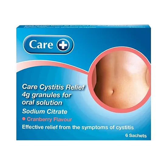 Care Cystitis Relief Cranberry Flavour - 6 Sachets
