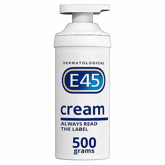 E45 Cream Pump Dispenser Dermatological for Dry and Condition Skin