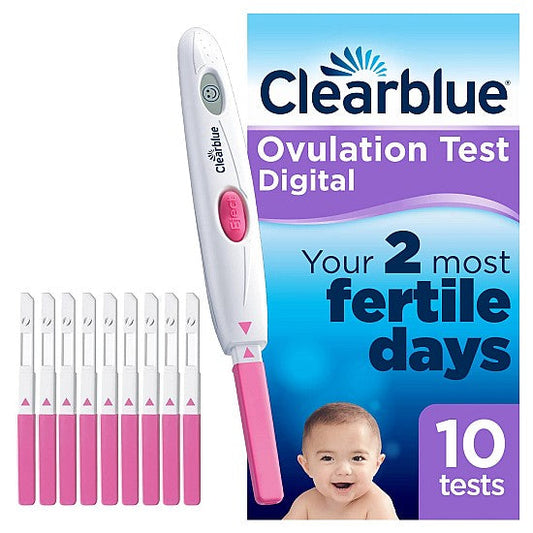 Clearblue Digital Ovulation Test Kit - 1 Digital Holder And 10 Tests