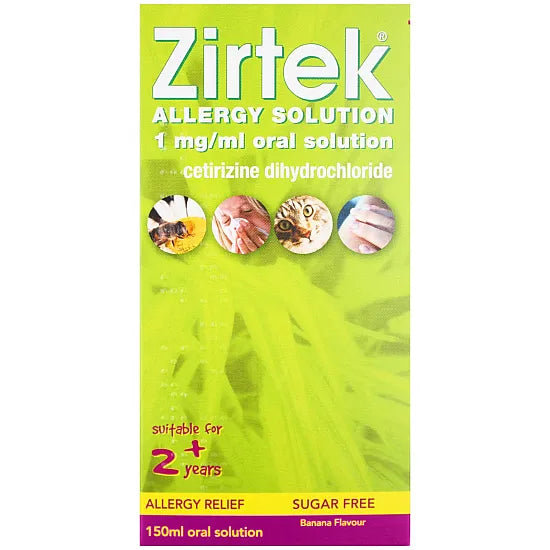 Zirtek Allergy Solution - 200ml (Brand May Vary)