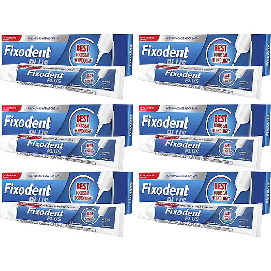 Fixodent Plus Foodseal Premium Denture Adhesive Cream