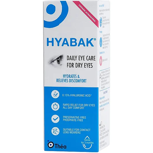 Hyabak Dry Eye Drops - 10ml