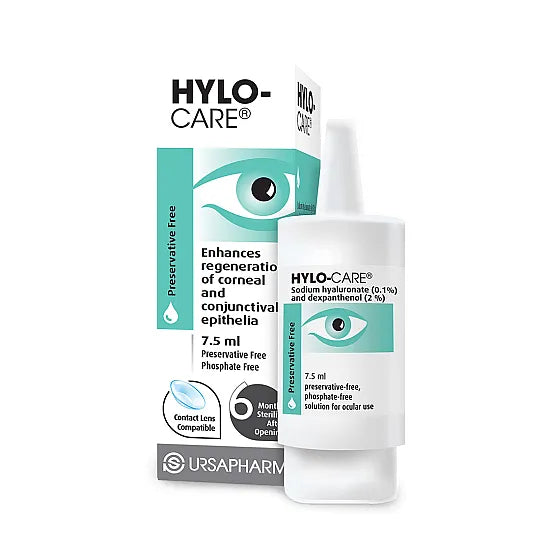 Hylo-Care Treatment For Corneal Damage Eye Drops - 10ml