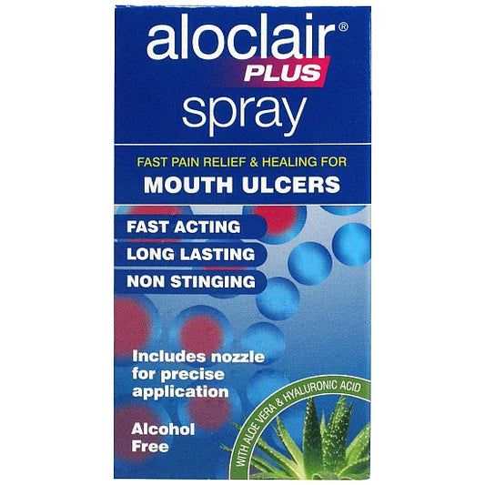 Aloclair Mouth Ulcer Treatment Plus Spray