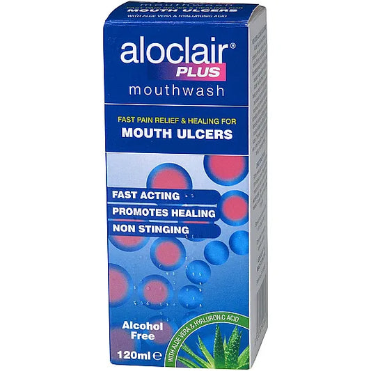Aloclair Mouth Ulcer Treatment Plus Mouthwash - 120ml