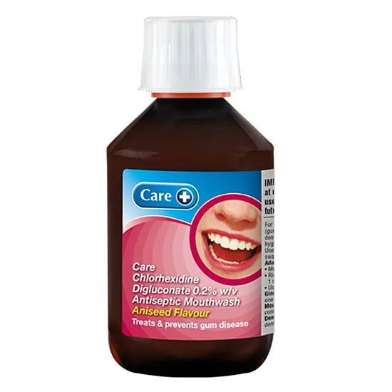 Care Chlorhexidine Digluconate 0.2% Antiseptic Aniseed Mouthwash - 300ml