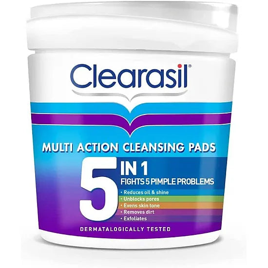 Clearasil 5-In-1 Multi-Action Cleansing - 65 Pads