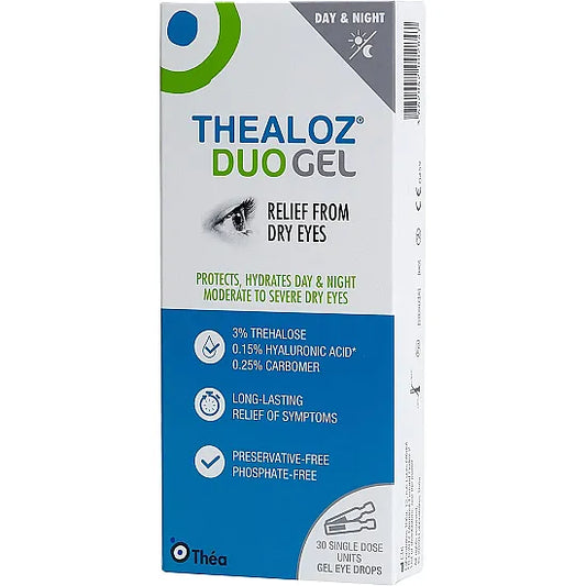 Thealoz Duo Gel Single Dose Vials For Dry Eyes - Pack of 30