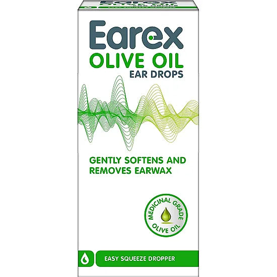 Earex Olive Oil Ear Drops 10ml Vision Pharmacy