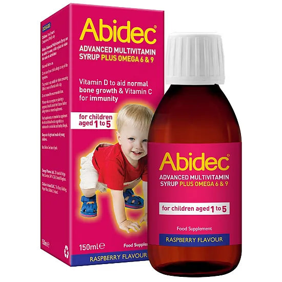 Abidec Advanced Multivitamin Syrup Plus Omega 6 & 9 - 150ml