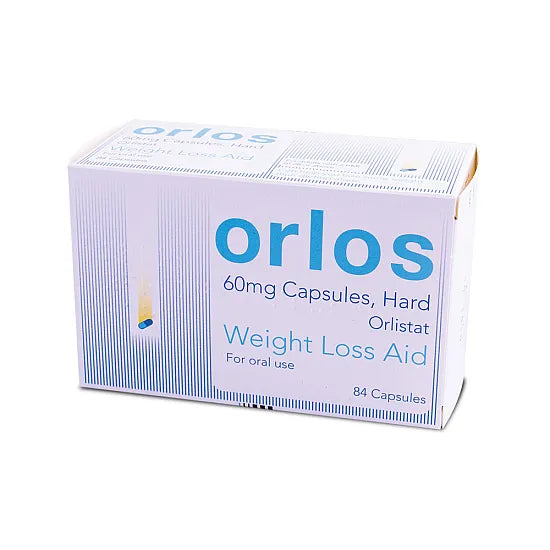Orlos (Orlistat) Weight Loss Capsules 84 x 60mg Vision Pharmacy