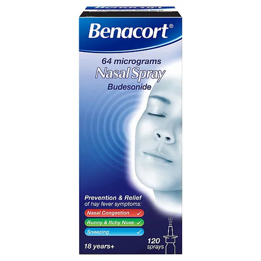 Benacort 64 Micrograms Nasal Spray - 10ml - 120 Sprays