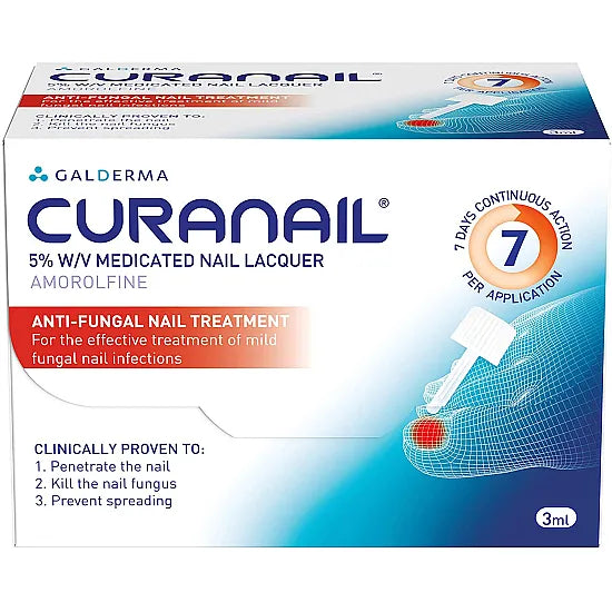 Curanail 5% Medicated Nail Laquer - 3ml