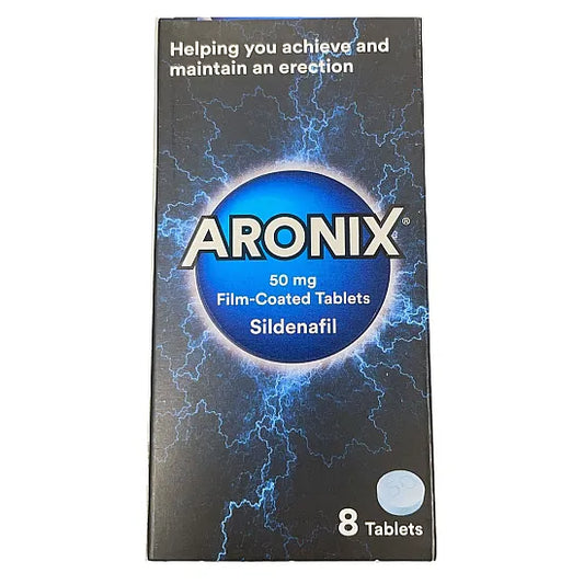 Aronix 50mg Film-coated Sildenafil-8 tablets