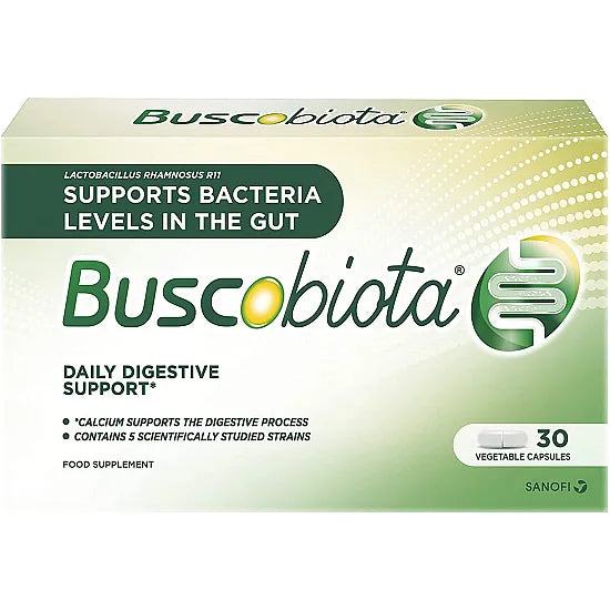 BuscoBiota Digestive Supplement - 30 Vegetable Capsules