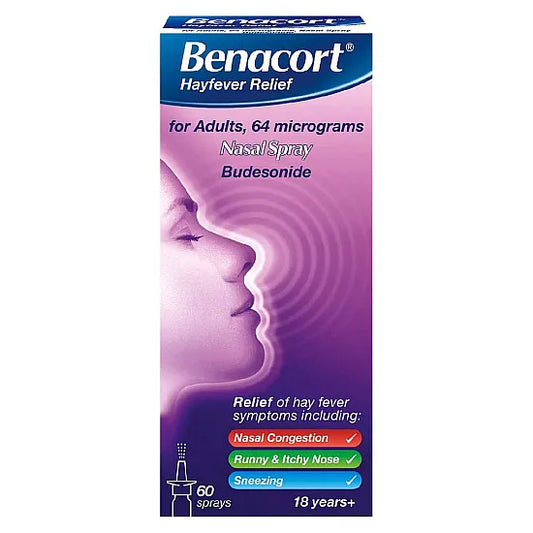 Benacort 64 Micrograms Nasal Spray - 10ml - 60 Sprays