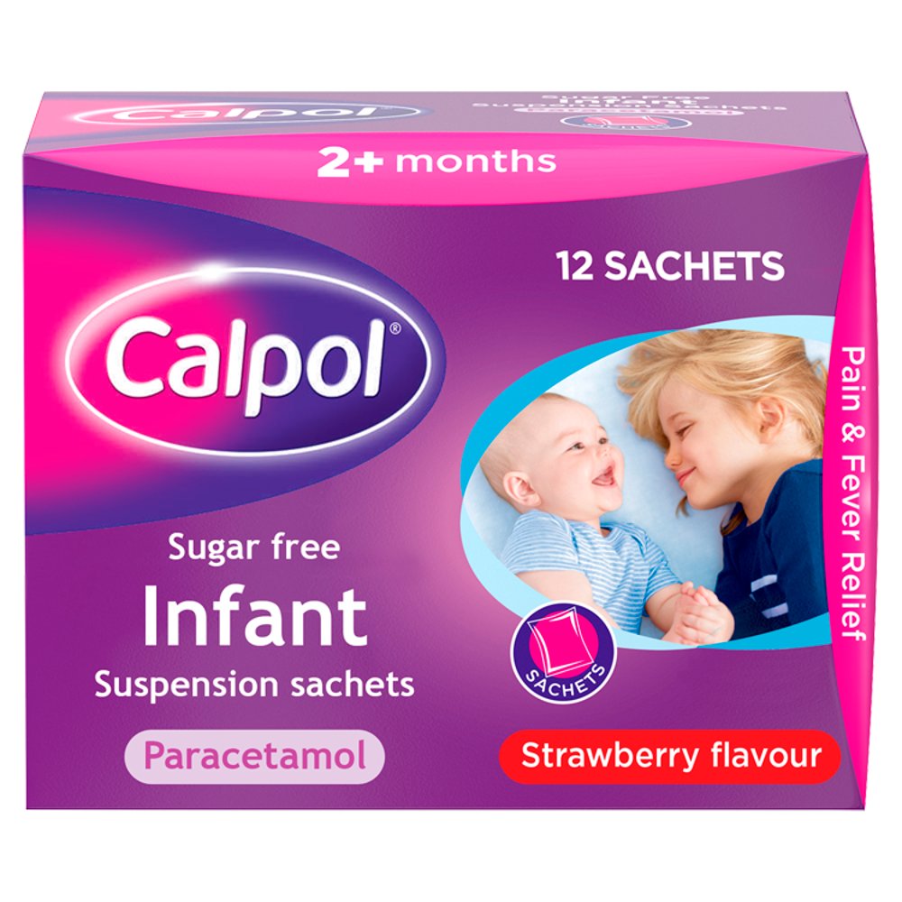 Calpol Sugar Free Infant Suspension Strawberry Flavour 2+ Months