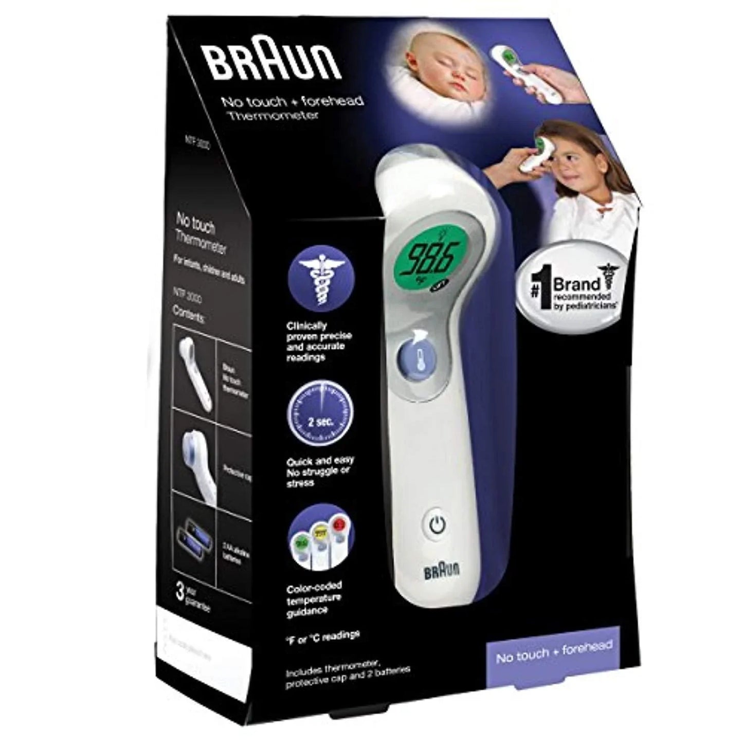 Braun NTF3000 - No Touch + Forehead Thermometer