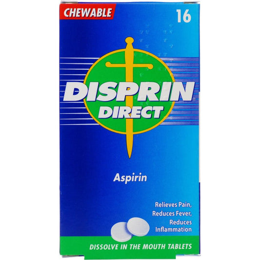 Disprin Direct (Aspirin) - 16 Tablets