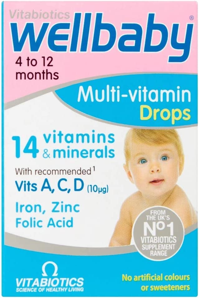 Wellbaby Multivitamin Drops for Infants30ml Baby Health & Growth Vision Pharmacy