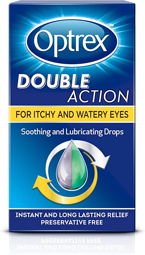 Optrex Double Action Preservative Free Itchy & Watery Eye Drops-10ml
