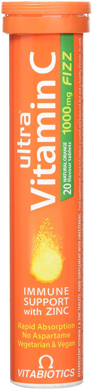 Ultra Vitamin C & Zinc Effervescent-20 Tablets