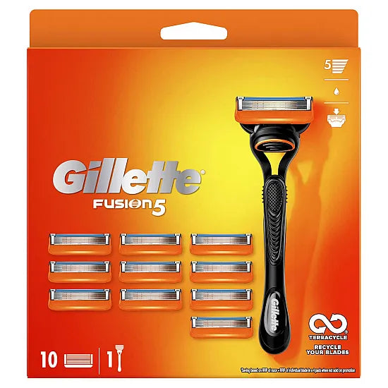 Gillette Fusion5 - Razor + 10 Blades