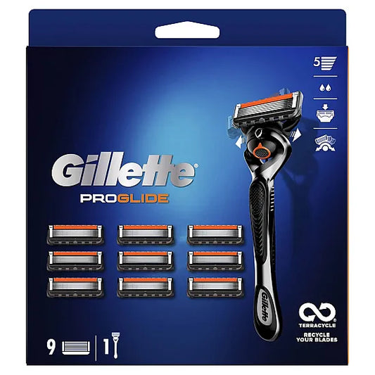 Gillette Proglide - Razor + 9 Blades
