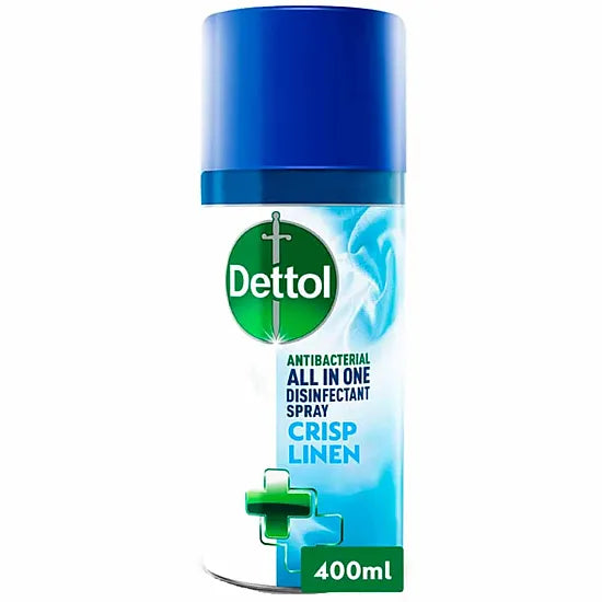 Dettol All-In-One Disinfectant Spray Crisp Linen - 400ml