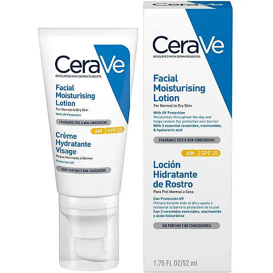 CeraVe AM Facial Moisturising Lotion SPF 25 - 52ml