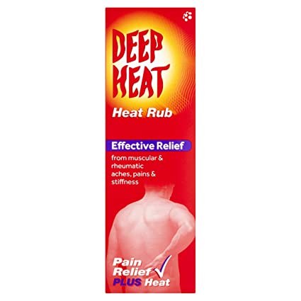 Deep Heat Heat Rub Pain Relief Cream 100g