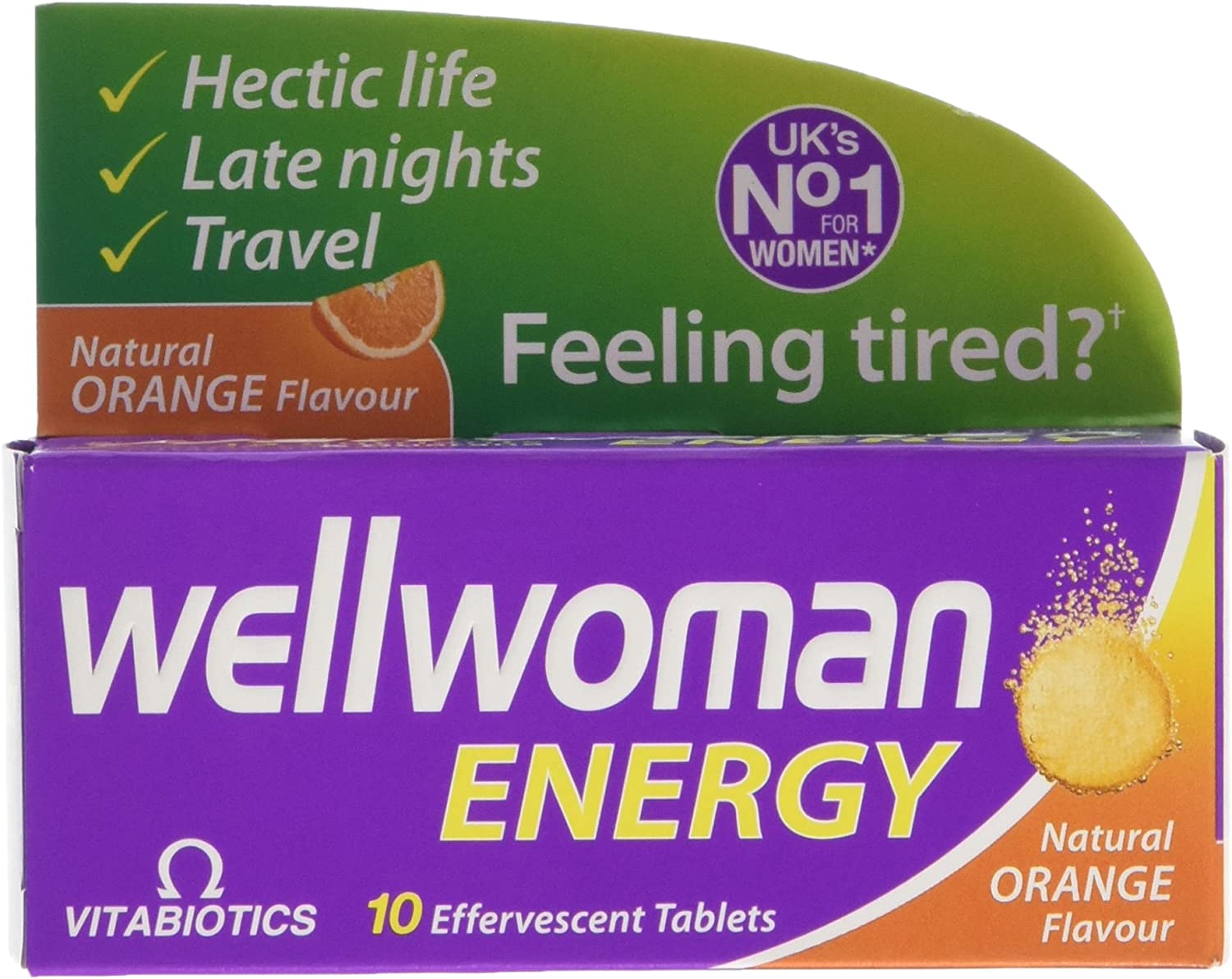 Wellwoman Energy Orange10 Tablets for Boosted Energy and Vitality