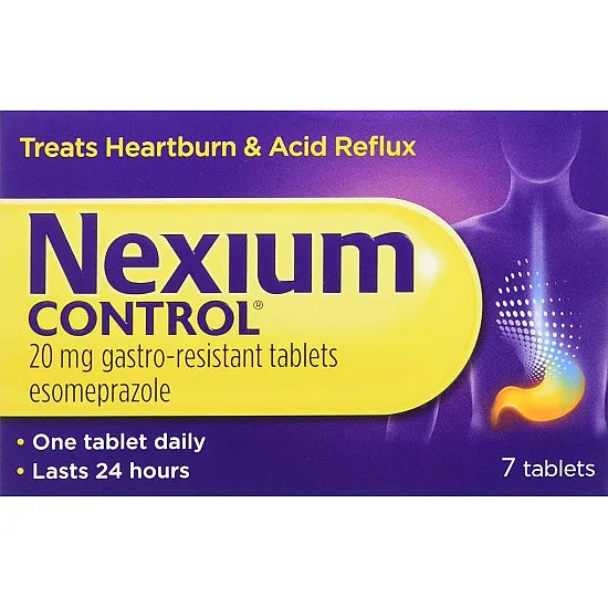 Nexium Control For Heartburn And Acid Reflux 20mg