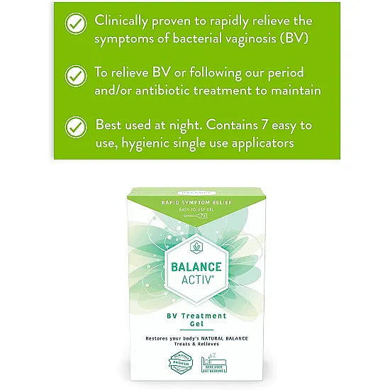 Balance Activ BV Gel Hygienic 7 5ml SingleUse Applicators Vision