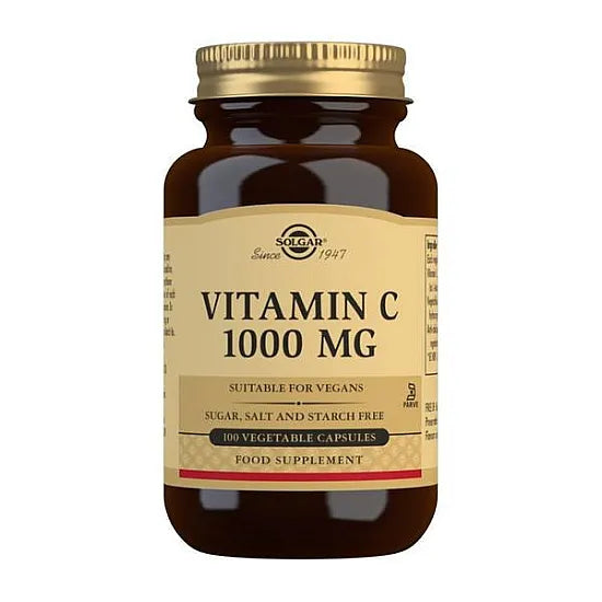 Solgar Vitamin C 1000mg - 100 Vegetable Capsules