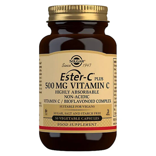 Solgar Ester-C Plus 500mg Vitamin C - 50 Capsules