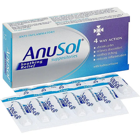 Anusol Soothing Relief - 12 Suppositories