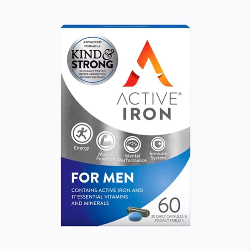 Active Iron & B-Complex plus for Men - 60 Capsules