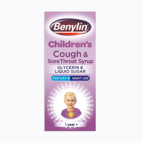 Benylin Children's Dry Cough & Sore Throat Syrup 1+ Year - 125ml