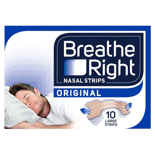 Breathe Right Original Snoring Congestion Relief Nasal Strips