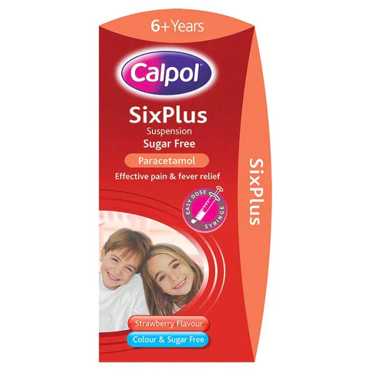 Calpol SixPlus Sugar Free– 200ml different flavours