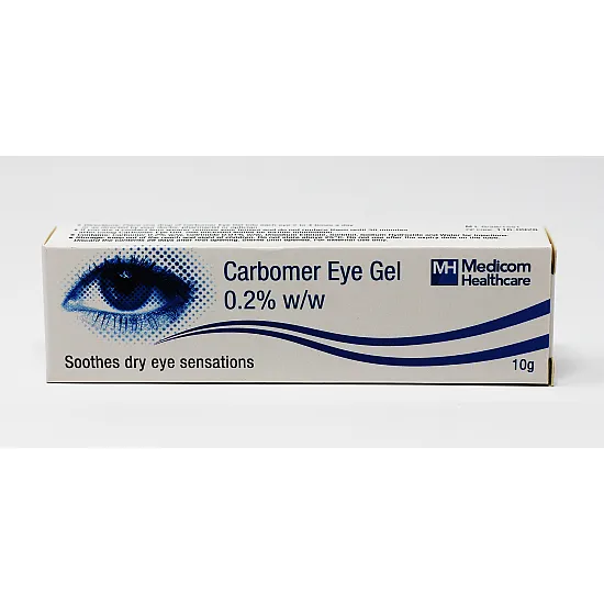 Carbomer Eye Gel 0.2% w/w - 10g (brand may vary)