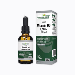 Nature's Aid Vitamin D3 2500ui Drops – 50ml