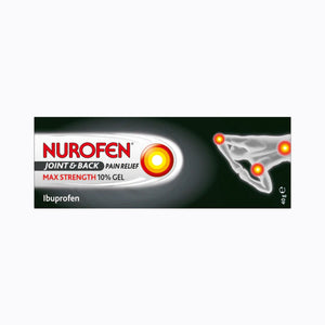 Nurofen Joint & Back Pain Relief Max Strength 10% Gel - 40g