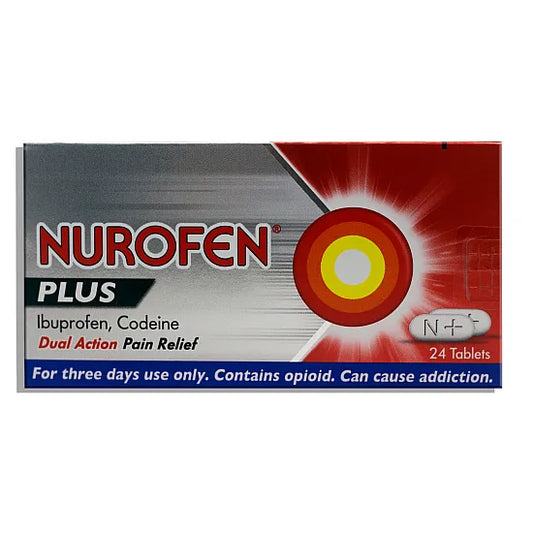 Nurofen Plus (12.8mg/200mg) - 24 Tablets
