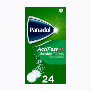 Panadol ActiFast Soluble Tablets Paracetamol 500mg 24s