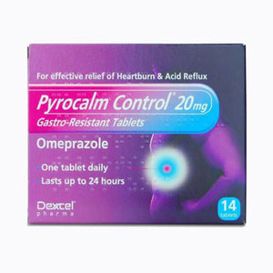 Pyrocalm Control Omeprazole 20mg