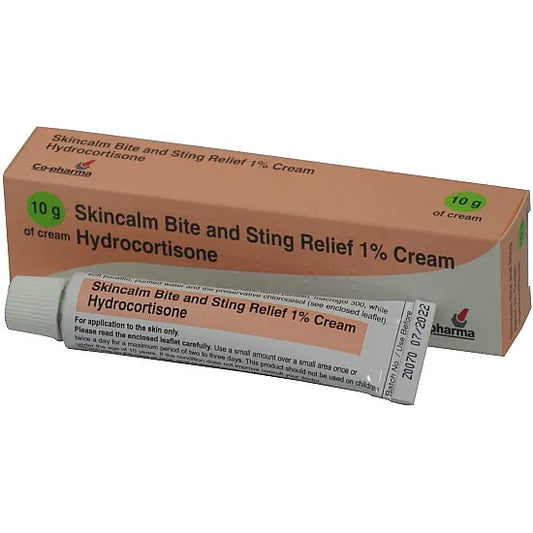 1 x Skincalm 10g Bite and Sting Relief 1% Cream