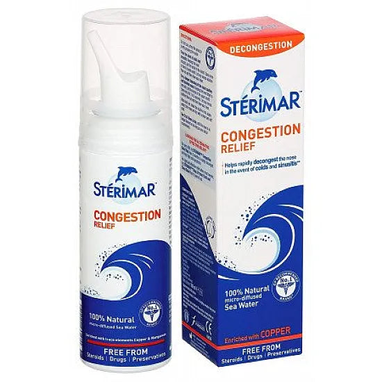 Sterimar Hypertonic Congestion Relief Nasal Spray – 100ml