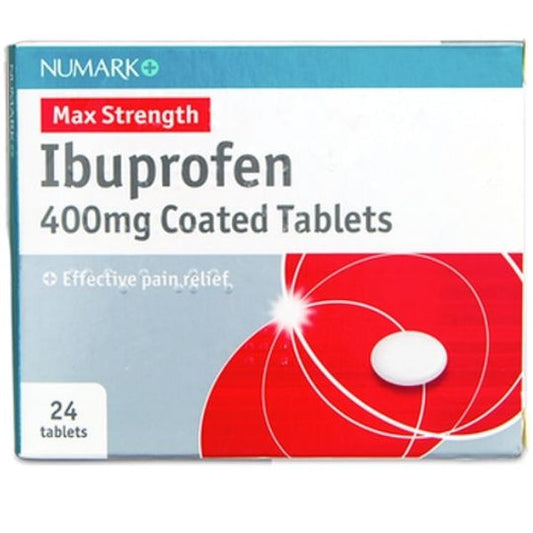 Ibuprofen Numark - 24 x 400mg Tablets
